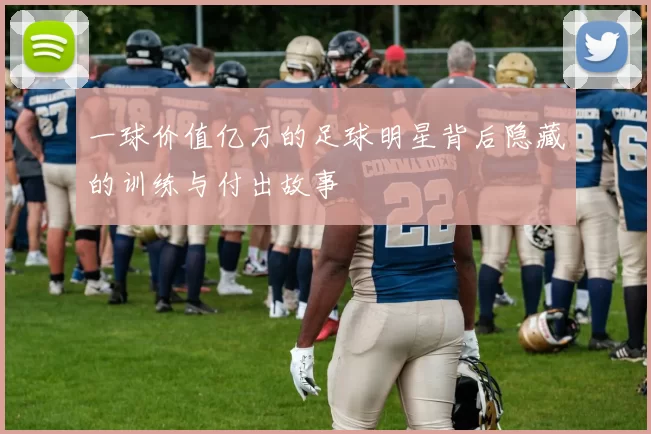 一球价值亿万的足球明星背后隐藏的训练与付出故事
