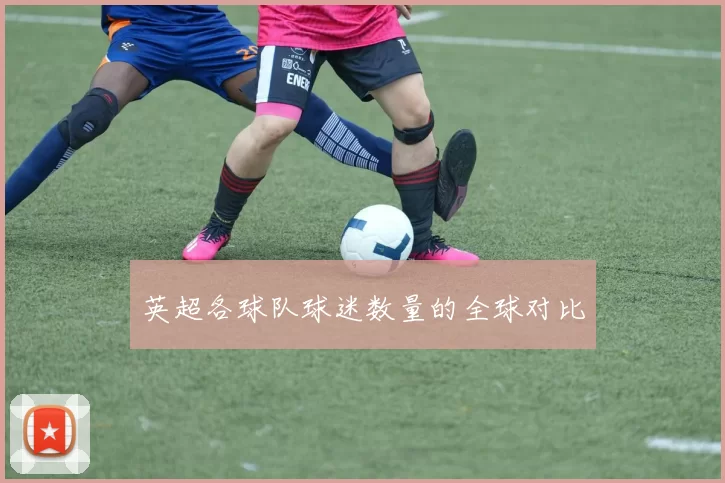 英超各球队球迷数量的全球对比